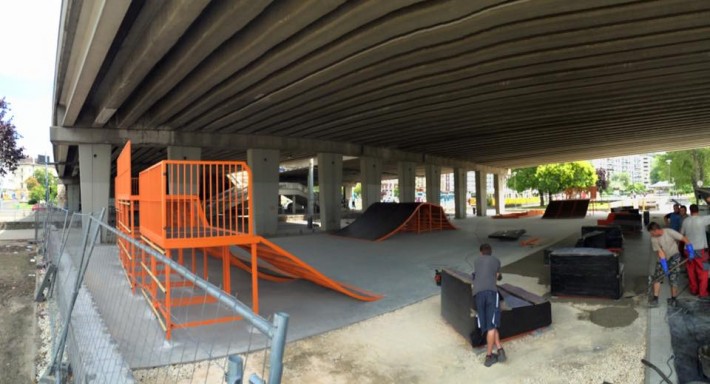 Egy álom vált valóra: skatepark a Boráros Téren!